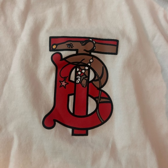 Burberry Rory Monogram Motif Long Sleeve Shirt Size XS - Picture 4 of 6